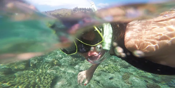 snorkel with GoPro Filters
