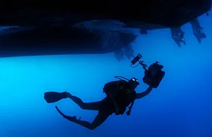 scuba diving in lembongan