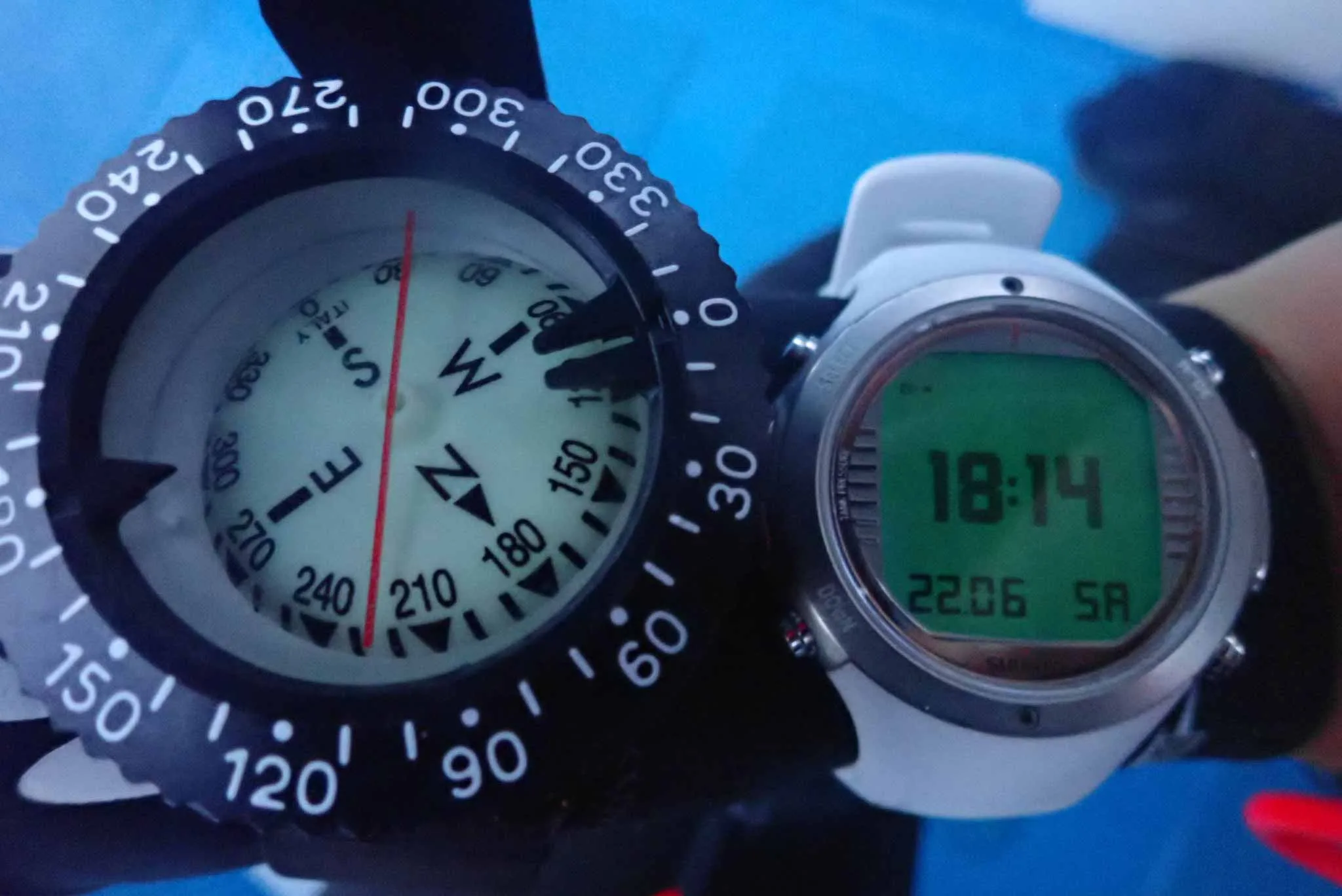 night dive gear