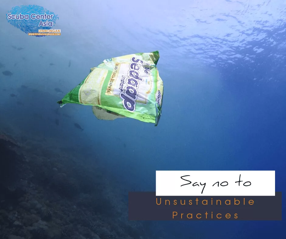 say not to plastic every dive a survey dive