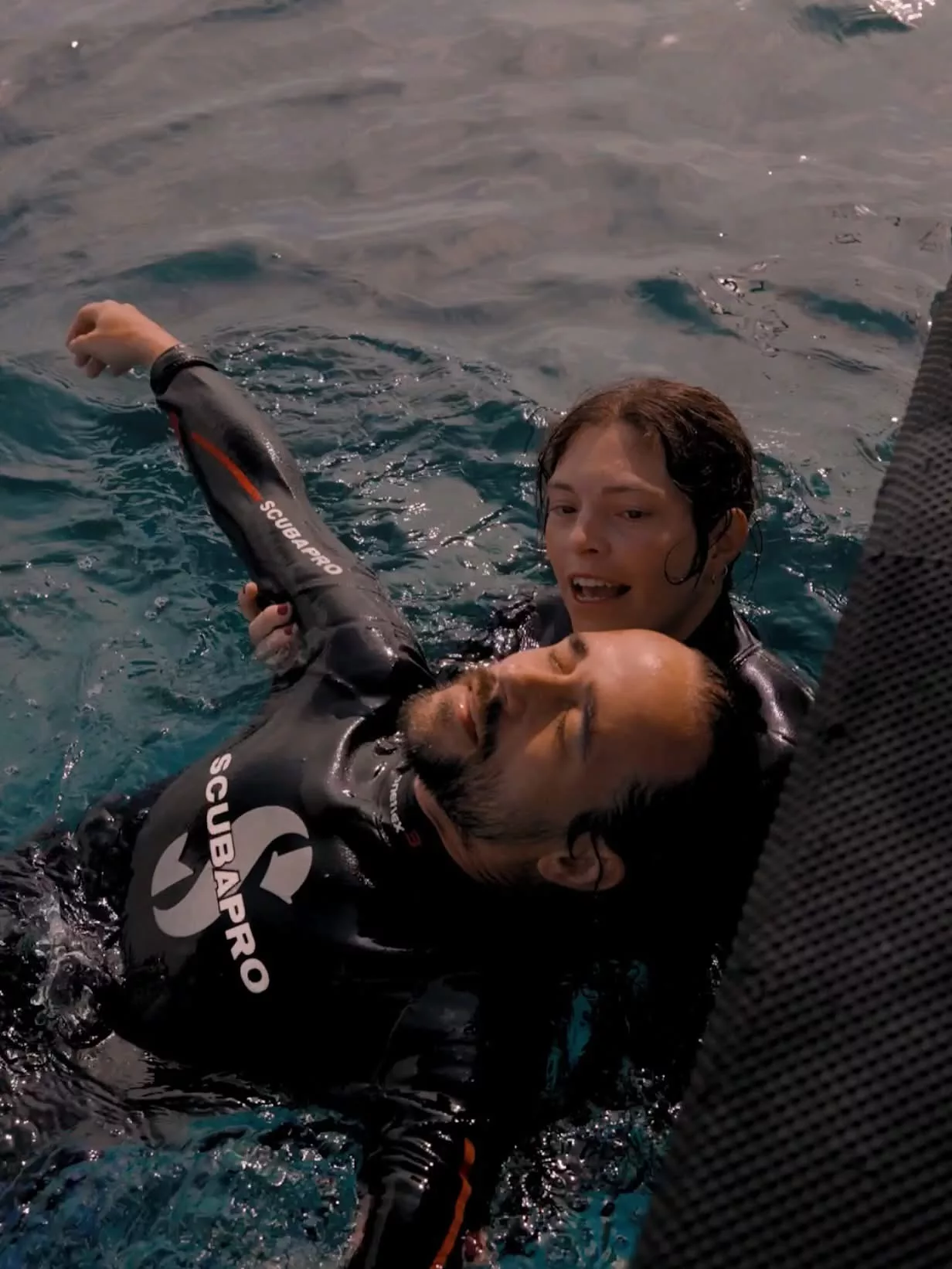 PADI Rescue diver course drill at Scuba Center Asia