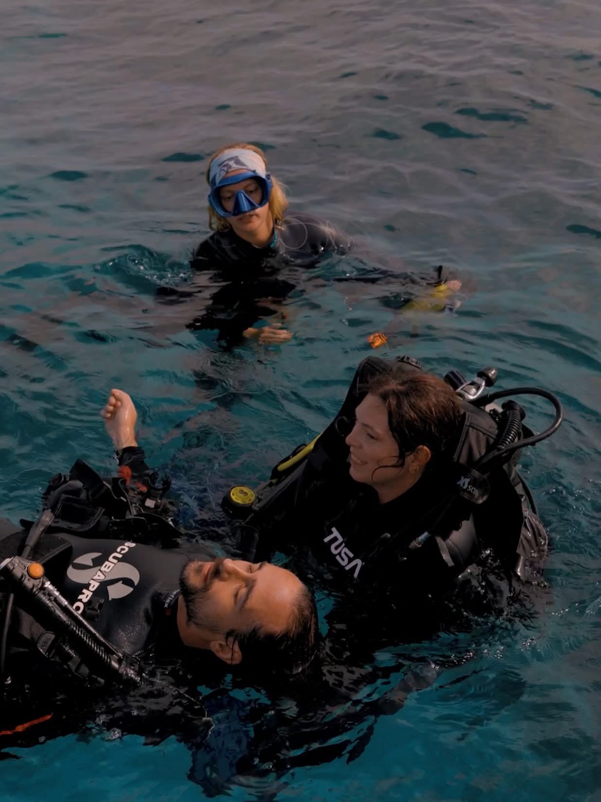 PADI Rescue diver course drill at Scuba Center Asia