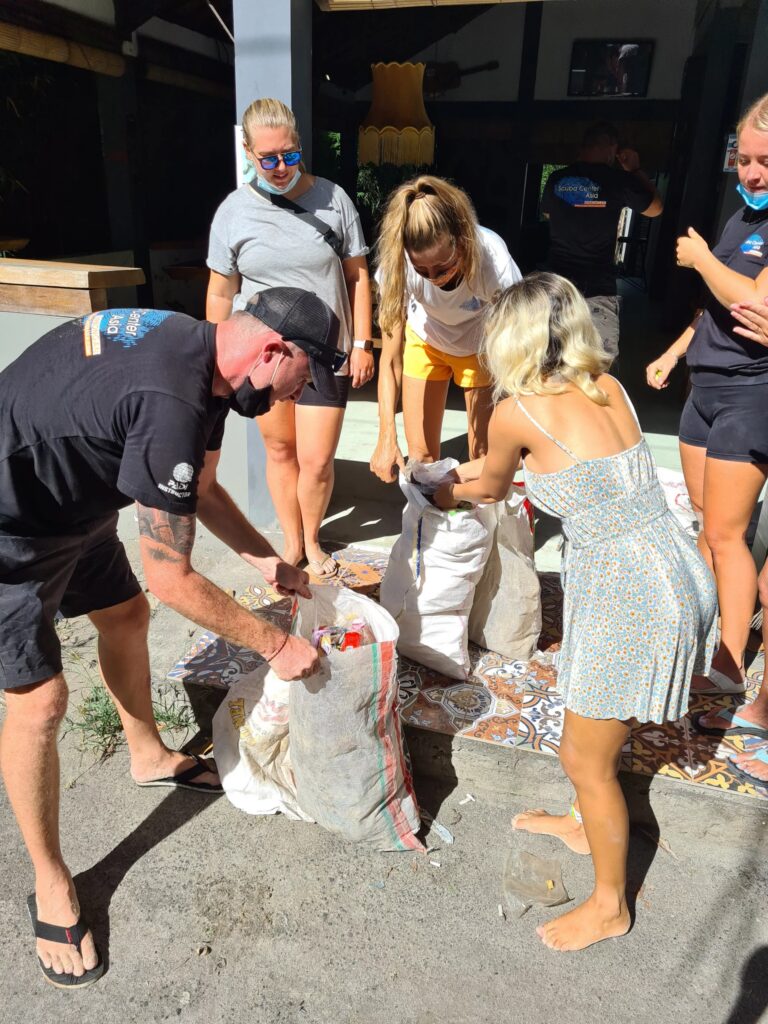 The Lounge is our meeting point before and after the monthly beach clean up at scuba center asia